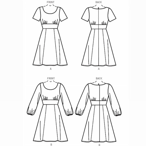 NWT McCall’s Sewing Pattern 7802 Dress - Picture 6 of 11